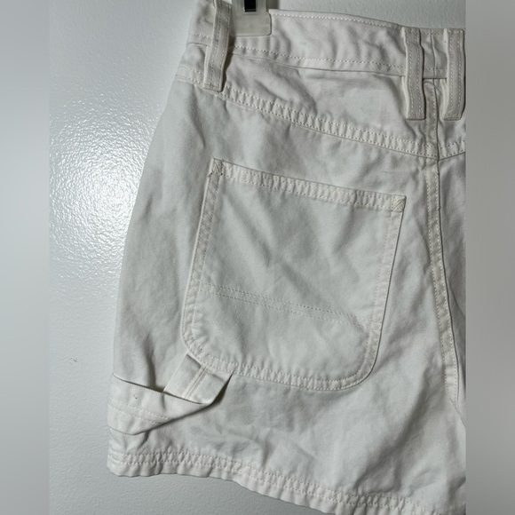 VANS Women's Size 26 Marshmallow High Rise Denim Ground Work Shorts - Picture 6 of 10